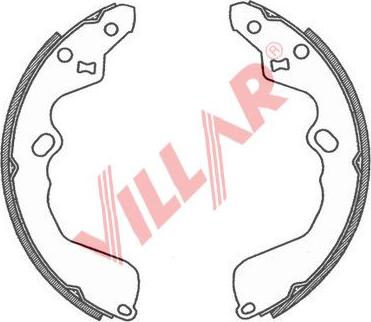 Villar 629.0806 - Kit ganasce freno autozon.pro