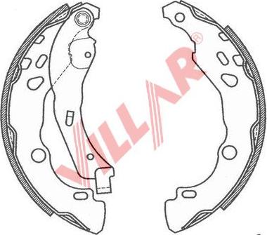 Villar 629.0807 - Kit ganasce freno autozon.pro