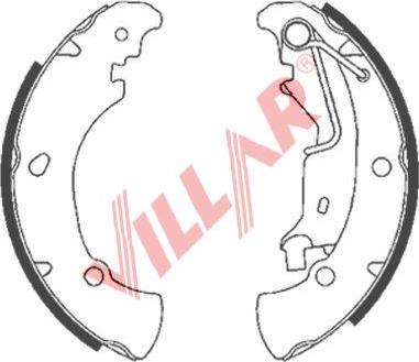 Villar 629.0838 - Kit ganasce freno autozon.pro