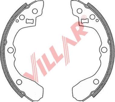 Villar 629.0790 - Kit ganasce freno autozon.pro