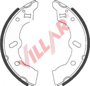 Villar 629.0744 - Kit ganasce freno autozon.pro