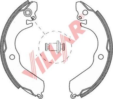 Villar 629.0750 - Kit ganasce freno autozon.pro