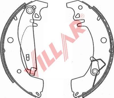 Villar 629.0760 - Kit ganasce freno autozon.pro