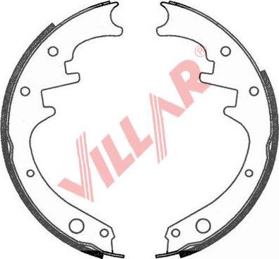 Villar 629.0761 - Kit ganasce freno autozon.pro