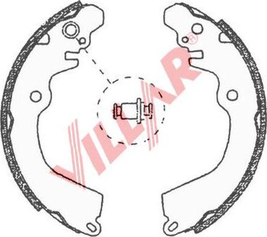 Villar 629.0704 - Kit ganasce freno autozon.pro