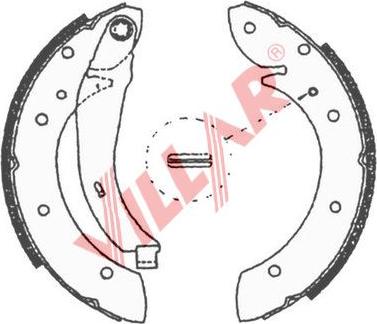 Villar 629.0705 - Kit ganasce freno autozon.pro