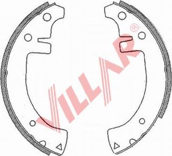 Villar 629.0714 - Kit ganasce freno autozon.pro