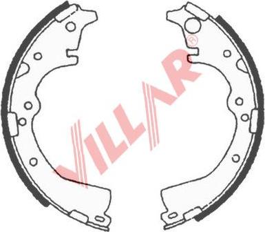 Villar 629.0713 - Kit ganasce freno autozon.pro