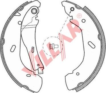 Villar 629.0788 - Kit ganasce freno autozon.pro