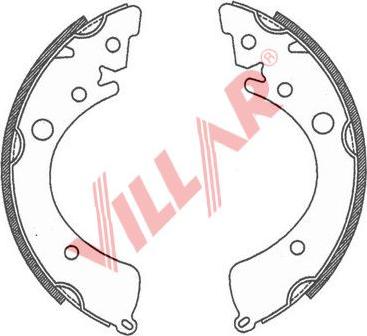 Villar 629.0735 - Kit ganasce freno autozon.pro