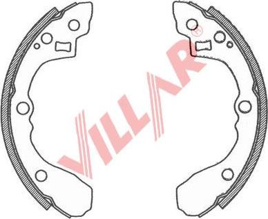 Villar 629.0729 - Kit ganasce freno autozon.pro