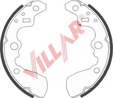 Villar 629.0774 - Kit ganasce freno autozon.pro