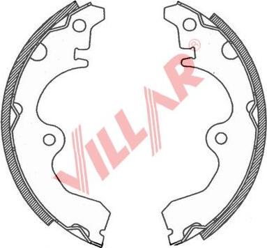 Villar 629.0777 - Kit ganasce freno autozon.pro