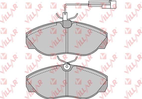 Villar 626.0964 - Kit pastiglie freno, Freno a disco autozon.pro