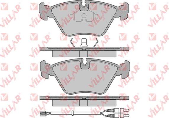 Villar 626.0985 - Kit pastiglie freno, Freno a disco autozon.pro