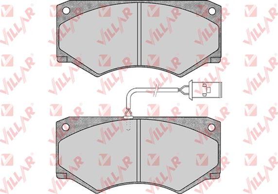 Villar 626.0499 - Kit pastiglie freno, Freno a disco autozon.pro