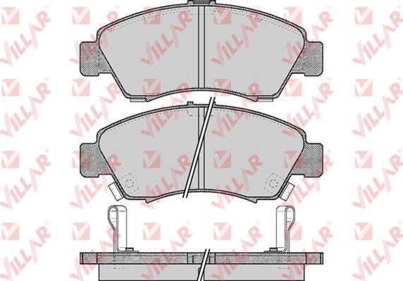 Villar 626.0558 - Kit pastiglie freno, Freno a disco autozon.pro