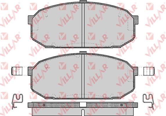 Villar 626.0526 - Kit pastiglie freno, Freno a disco autozon.pro