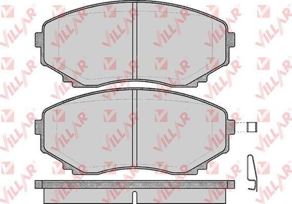 Villar 626.0570 - Kit pastiglie freno, Freno a disco autozon.pro