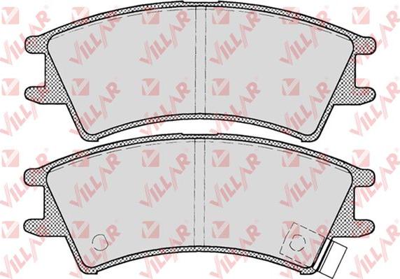 Villar 626.0695 - Kit pastiglie freno, Freno a disco autozon.pro