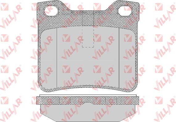 Villar 626.0622 - Kit pastiglie freno, Freno a disco autozon.pro