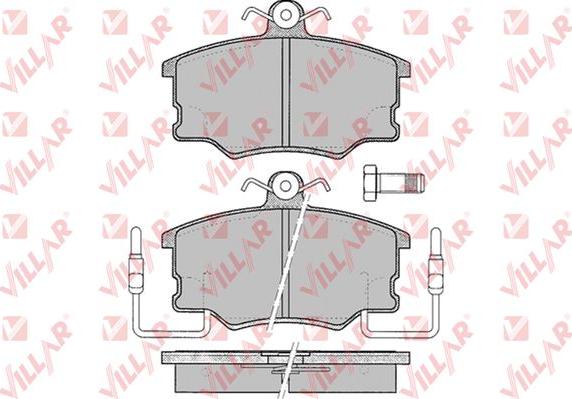 Villar 626.0098 - Kit pastiglie freno, Freno a disco autozon.pro