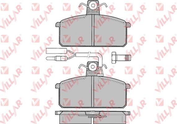 Villar 626.0097 - Kit pastiglie freno, Freno a disco autozon.pro