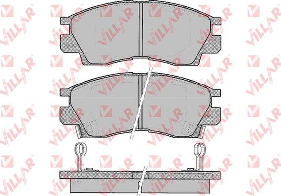 Villar 626.0042 - Kit pastiglie freno, Freno a disco autozon.pro