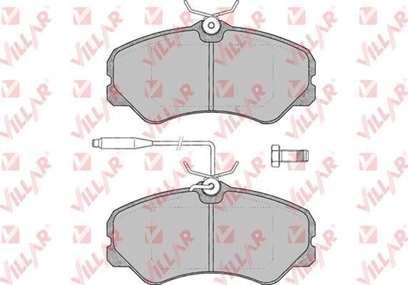 Villar 626.0011 - Kit pastiglie freno, Freno a disco autozon.pro