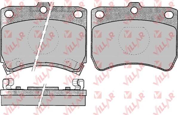 Villar 626.0035 - Kit pastiglie freno, Freno a disco autozon.pro