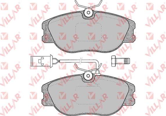 Villar 626.0032 - Kit pastiglie freno, Freno a disco autozon.pro