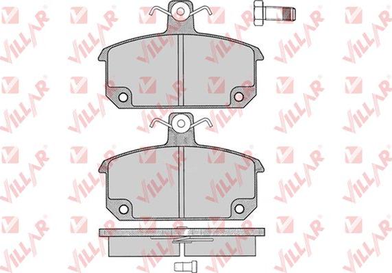 Villar 626.0196 - Kit pastiglie freno, Freno a disco autozon.pro