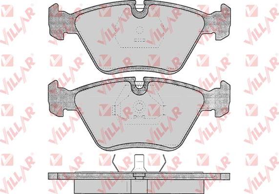 Villar 626.0193 - Kit pastiglie freno, Freno a disco autozon.pro