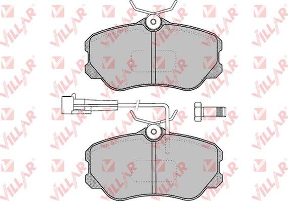 Villar 626.0104 - Kit pastiglie freno, Freno a disco autozon.pro