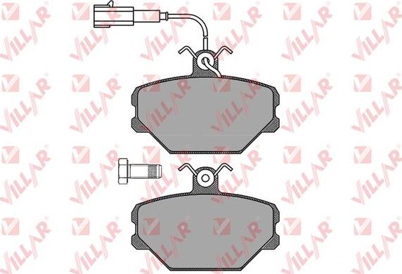 Villar 626.0102 - Kit pastiglie freno, Freno a disco autozon.pro