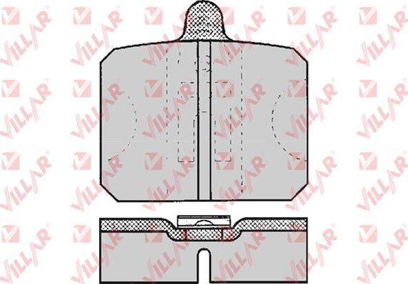 Villar 626.0170 - Kit pastiglie freno, Freno a disco autozon.pro