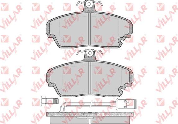 Villar 626.0340 - Kit pastiglie freno, Freno a disco autozon.pro