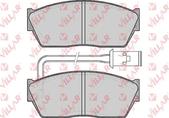 Villar 626.0308 - Kit pastiglie freno, Freno a disco autozon.pro