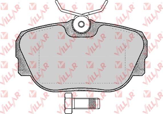 Villar 626.0319 - Kit pastiglie freno, Freno a disco autozon.pro