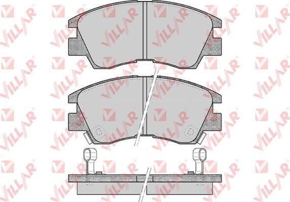 Villar 626.0315 - Kit pastiglie freno, Freno a disco autozon.pro