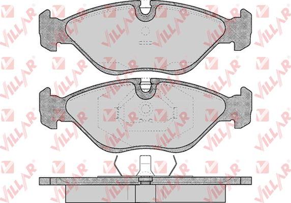 Villar 626.0310 - Kit pastiglie freno, Freno a disco autozon.pro