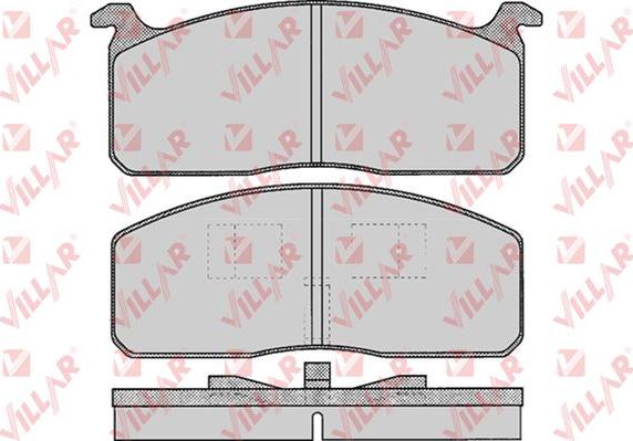 Villar 626.0250 - Kit pastiglie freno, Freno a disco autozon.pro