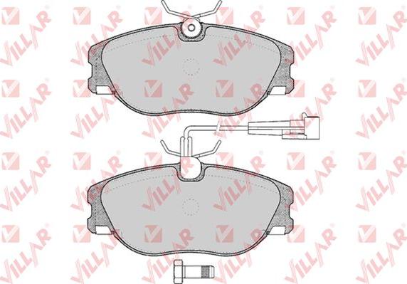 Villar 626.0286 - Kit pastiglie freno, Freno a disco autozon.pro