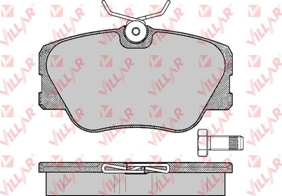 Villar 626.0280 - Kit pastiglie freno, Freno a disco autozon.pro