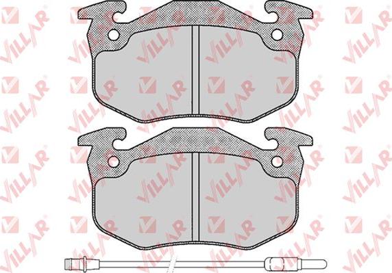 Villar 626.0231 - Kit pastiglie freno, Freno a disco autozon.pro