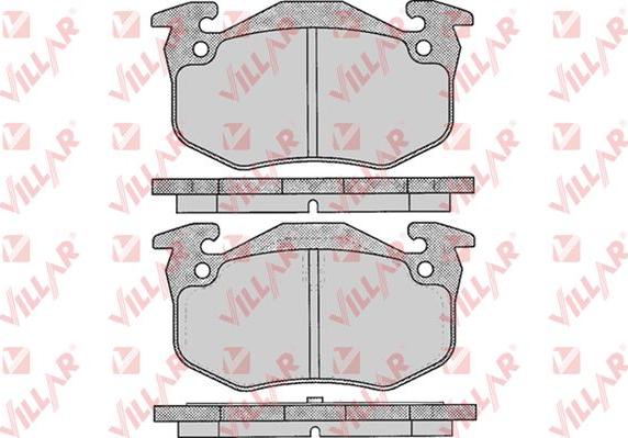 Villar 626.0275 - Kit pastiglie freno, Freno a disco autozon.pro