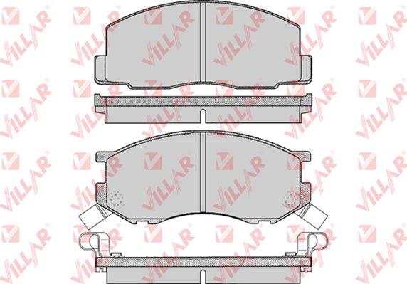 Villar 626.0270 - Kit pastiglie freno, Freno a disco autozon.pro