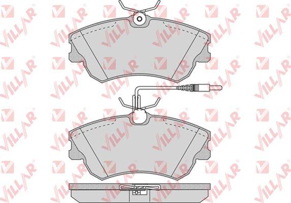 Villar 626.0750 - Kit pastiglie freno, Freno a disco autozon.pro