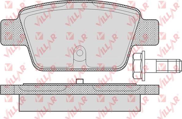 Villar 626.0780 - Kit pastiglie freno, Freno a disco autozon.pro