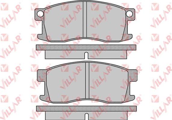 Villar 626.1094 - Kit pastiglie freno, Freno a disco autozon.pro